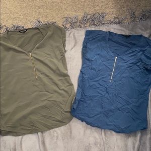 Blouses $15 each, or $25 for both!